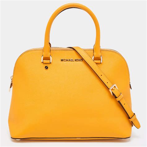 michael kors bright yellow handbag|michael kors mustard yellow purse.